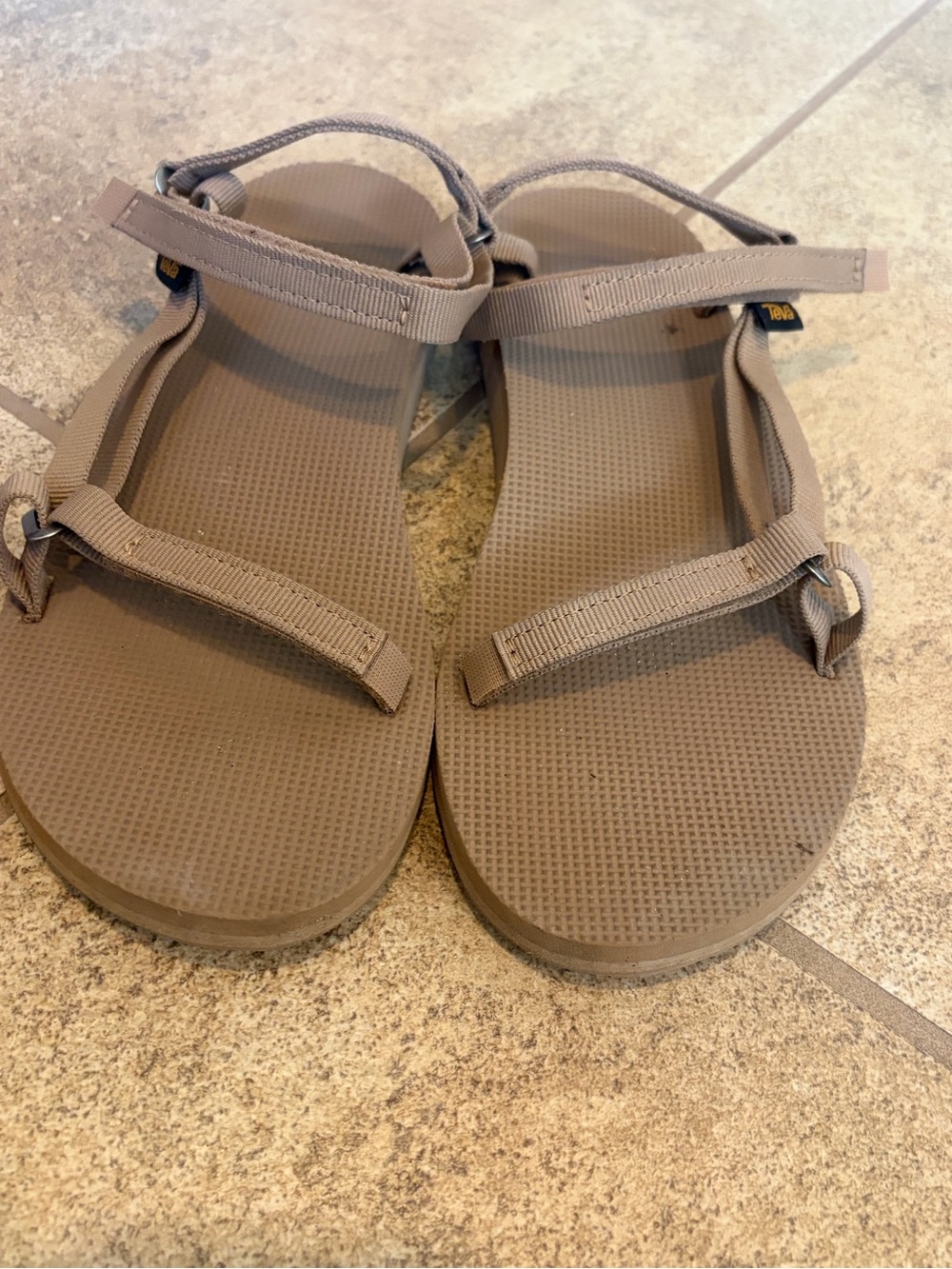 Teva Woen's Strappy Sandals in Taupe - Picture 4 of 5